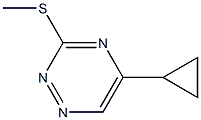 5-Cyclopropyl-3-methylthio-1,2,4-triazine 结构式