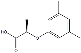 [R,(+)]-2-(3,5-Xylyloxy)propionic acid 结构式