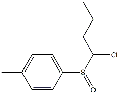 1-Chlorobutyl p-tolyl sulfoxide 结构式