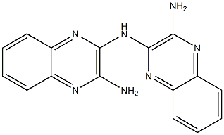 2,2'-Iminobis(3-aminoquinoxaline) 结构式