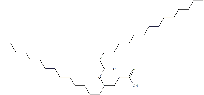 4-Palmitoyloxystearic acid 结构式