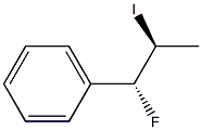 (1R,2S)-1-Fluoro-2-iodo-1-phenylpropane 结构式