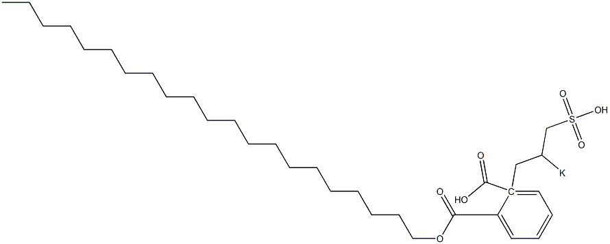 Phthalic acid 1-henicosyl 2-(2-potassiosulfopropyl) ester 结构式