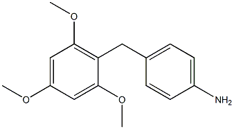 4-(2,4,6-Trimethoxybenzyl)aniline 结构式