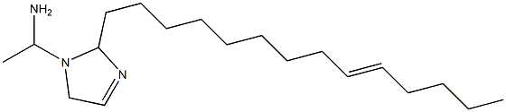 1-(1-Aminoethyl)-2-(9-tetradecenyl)-3-imidazoline 结构式