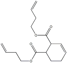 3-Cyclohexene-1,2-dicarboxylic acid bis(3-butenyl) ester 结构式
