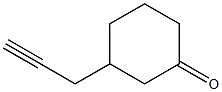 3-(2-Propynyl)cyclohexanone 结构式