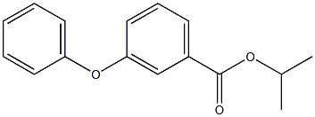 m-Phenoxybenzoic acid isopropyl ester 结构式