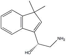 (R)-2-Amino-1-(1,1-dimethyl-1H-inden-3-yl)ethanol 结构式