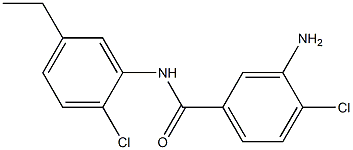 3-Amino-2',4-dichloro-5'-ethylbenzanilide 结构式