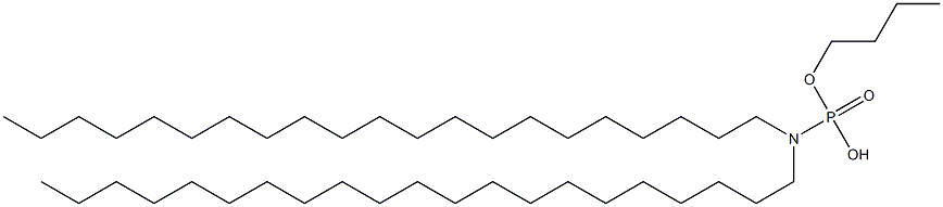 N,N-Dihenicosylamidophosphoric acid hydrogen butyl ester 结构式