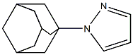 1-(Adamantan-1-yl)-1H-pyrazole 结构式