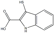 3-Mercapto-1H-indole-2-carboxylic acid 结构式