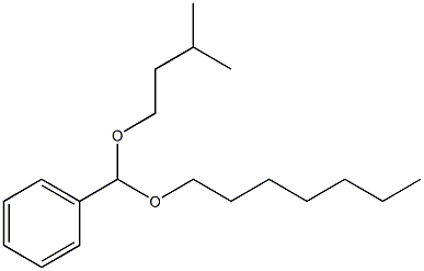 Benzaldehyde heptyl 3-methylbutyl acetal 结构式