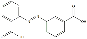 Azobenzene-2,3'-dicarboxylic acid 结构式