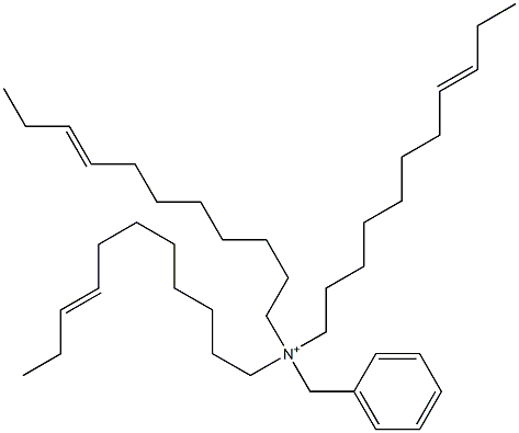 Tri(8-undecenyl)benzylaminium 结构式