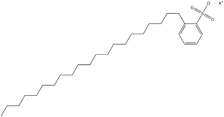 2-Henicosylbenzenesulfonic acid potassium salt 结构式