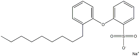 2-(2-Nonylphenoxy)benzenesulfonic acid sodium salt 结构式