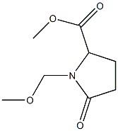 1-(Methoxymethyl)-5-oxopyrrolidine-2-carboxylic acid methyl ester 结构式