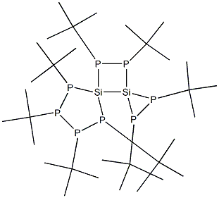 1,2,5,6,7,8,9,10-Octakis(1,1-dimethylethyl)-1,2,5,6,7,8,9,10-octaphospha-3,4-disiladispiro[2.0.4.2]decane 结构式