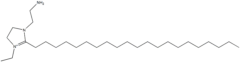 1-(2-Aminoethyl)-3-ethyl-2-henicosyl-4,5-dihydro-1H-imidazol-3-ium 结构式