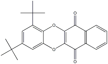 1,3-Di-tert-butylbenzo[b]naphtho[2,3-e][1,4]dioxin-6,11-dione 结构式