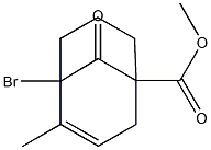 5-Bromo-4-methyl-9-oxobicyclo[3.3.1]non-3-ene-1-carboxylic acid methyl ester 结构式