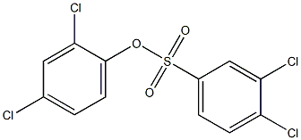 3,4-Dichlorobenzenesulfonic acid 2,4-dichlorophenyl ester 结构式