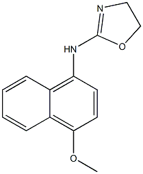 2-(4-Methoxy-1-naphtylamino)-2-oxazoline 结构式