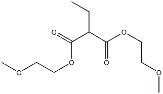 Propane-1,1-dicarboxylic acid bis(2-methoxyethyl) ester 结构式