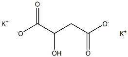 (+)-D-Malic acid dipotassium salt 结构式