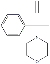 4-(3-Phenyl-1-butyn-3-yl)morpholine 结构式