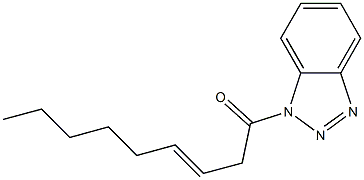 1-(3-Nonenoyl)-1H-benzotriazole 结构式