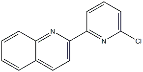 2-(6-Chloro-2-pyridinyl)quinoline 结构式