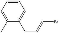 1-(3-Bromoallyl)-2-methylbenzene 结构式