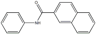 N-Phenylnaphthalene-2-carboxamide 结构式