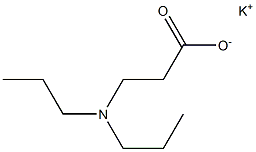 3-(Dipropylamino)propionic acid potassium salt 结构式