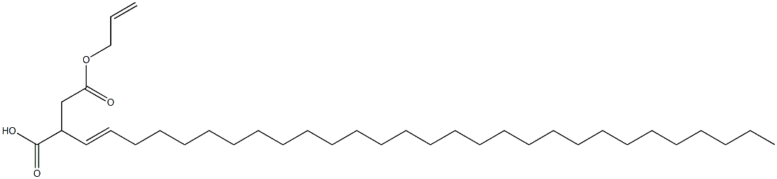 2-(1-Nonacosenyl)succinic acid 1-hydrogen 4-allyl ester 结构式