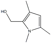 1,3,5-Trimethyl-1H-pyrrole-2-methanol 结构式