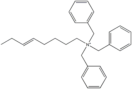 (5-Octenyl)tribenzylaminium 结构式