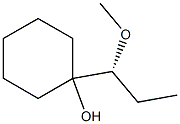 (+)-1-[(R)-1-Methoxypropyl]cyclohexanol 结构式