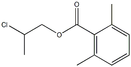 2,6-Dimethylbenzenecarboxylic acid 2-chloropropyl ester 结构式