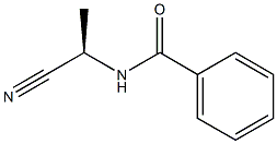 (+)-N-[(R)-1-Cyanoethyl]benzamide 结构式