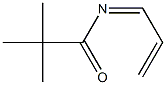 (Z)-N-(2-Propenylidene)-2,2-dimethylpropanamide 结构式