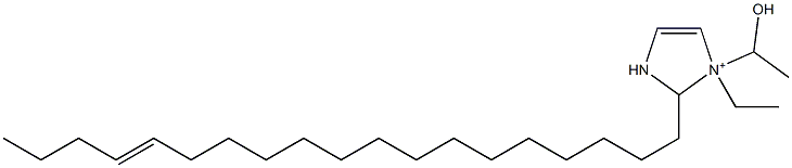 1-Ethyl-1-(1-hydroxyethyl)-2-(15-nonadecenyl)-4-imidazoline-1-ium 结构式