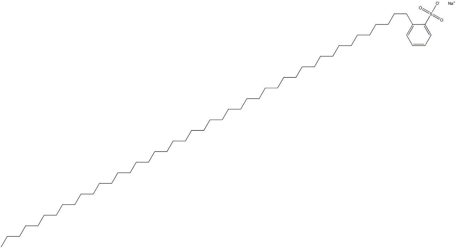 2-(Pentatetracontan-1-yl)benzenesulfonic acid sodium salt 结构式