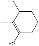 2,3-Dimethyl-1-cyclohexen-1-ol 结构式