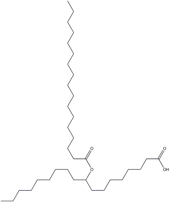 9-Heptadecanoyloxyoctadecanoic acid 结构式