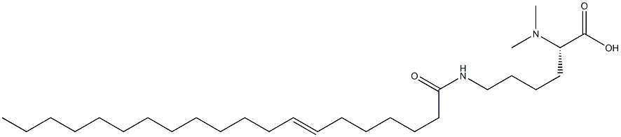 N6-(7-Icosenoyl)-N2,N2-dimethyllysine 结构式