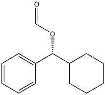 (+)-Formic acid (R)-phenylcyclohexylmethyl ester 结构式